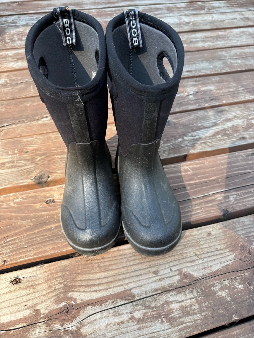 Bogs Kids Black Waterproof Rain & Snow Boots